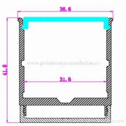 New Design LED Aluminum edge for strips with SMD6063